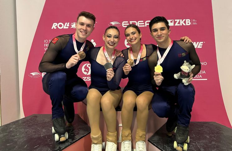 La delegacin espaola de Solo Danza logra medalla en todas las categoras en las AIS de Trieste 2025